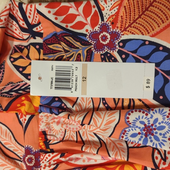 NWT Women's London style floral Dress SZ 12 - Picture 4 of 4